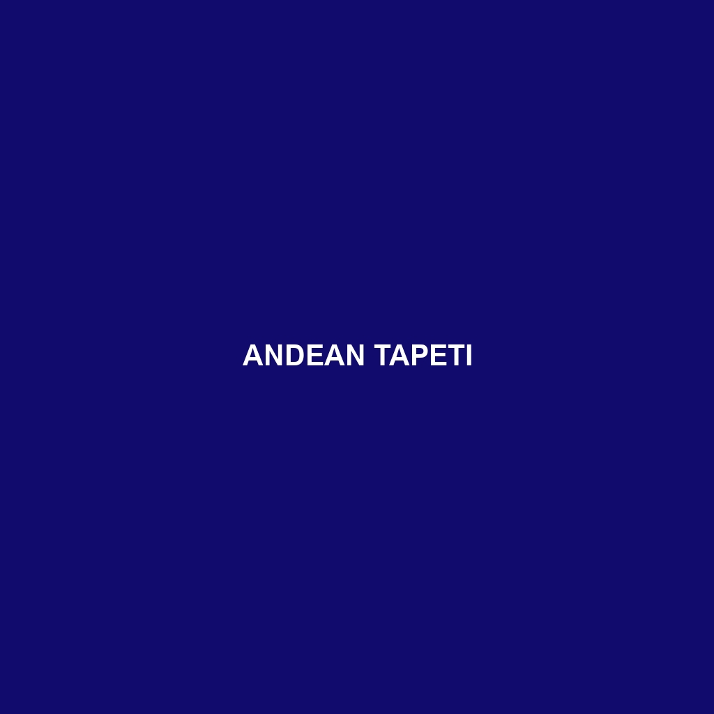 Andean Tapeti