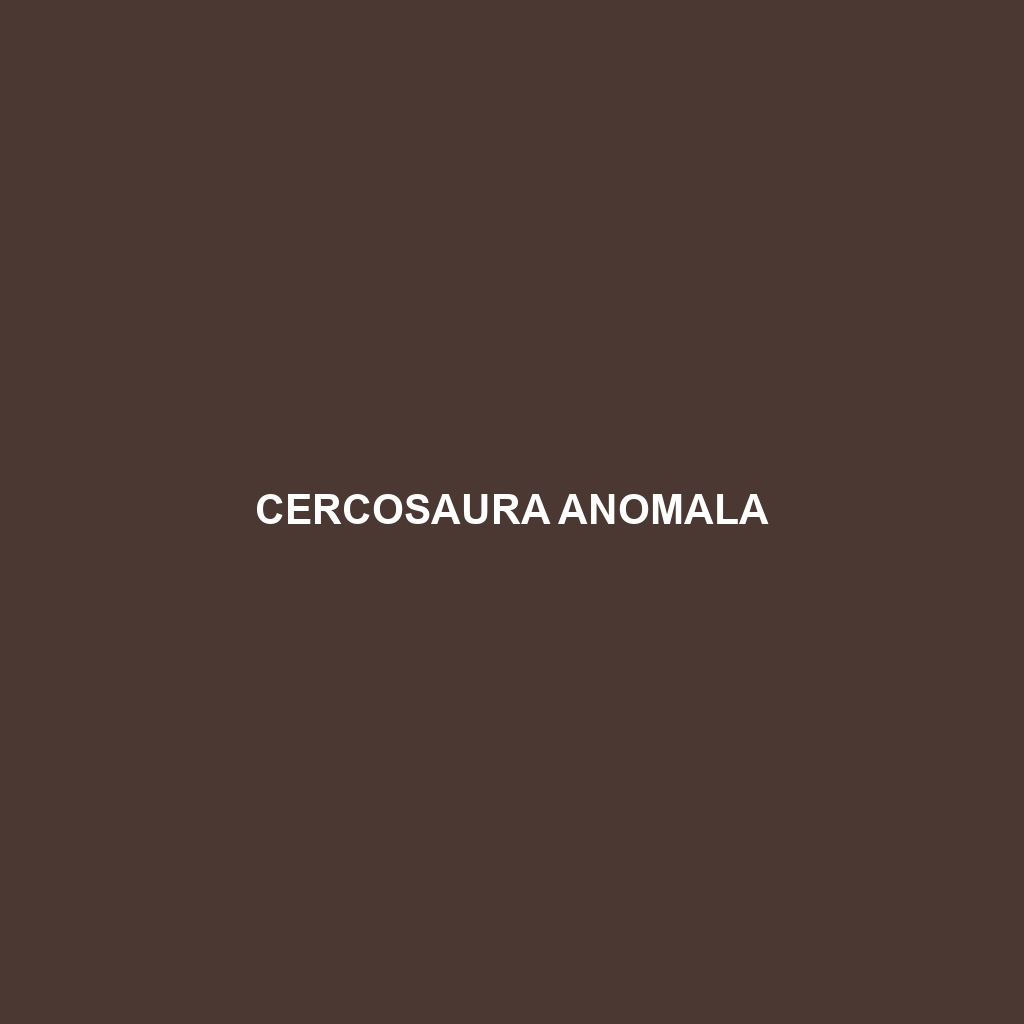 Cercosaura anomala