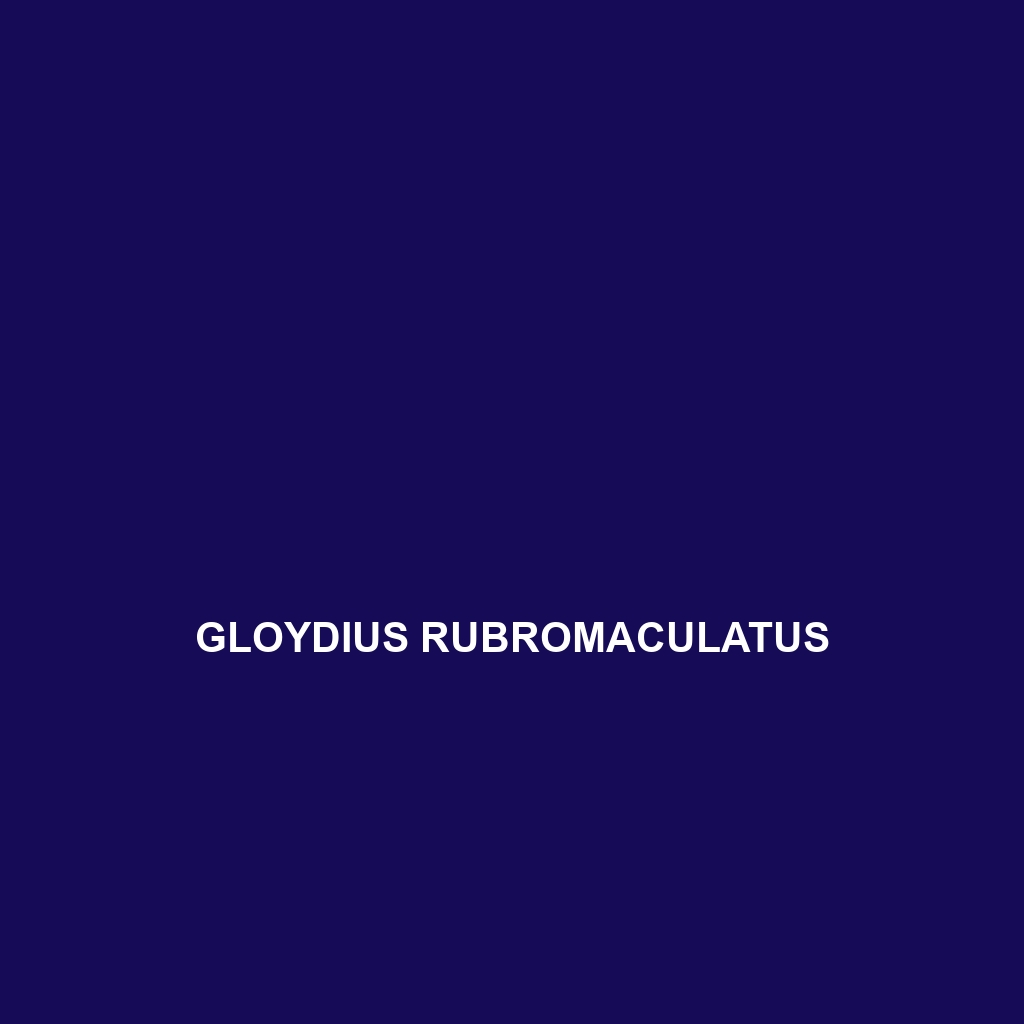 Gloydius rubromaculatus