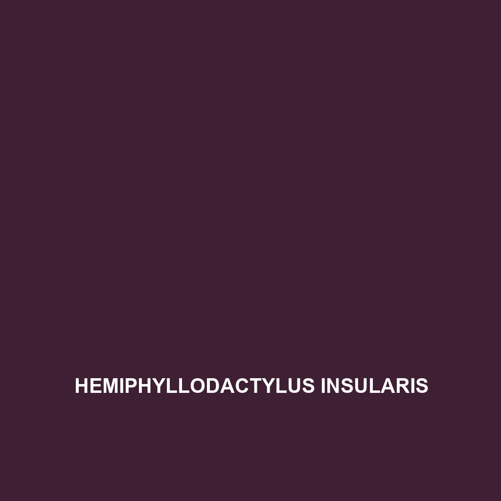 Hemiphyllodactylus insularis