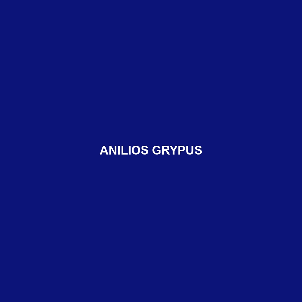 Anilios grypus