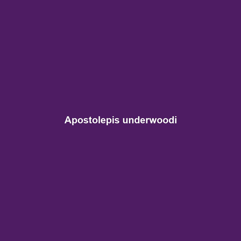 Apostolepis underwoodi