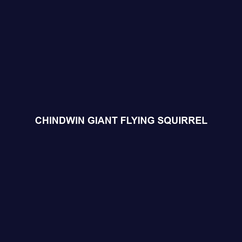 Chindwin Giant Flying Squirrel