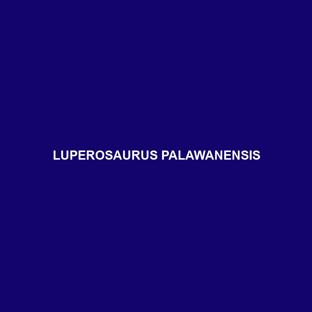 Luperosaurus palawanensis