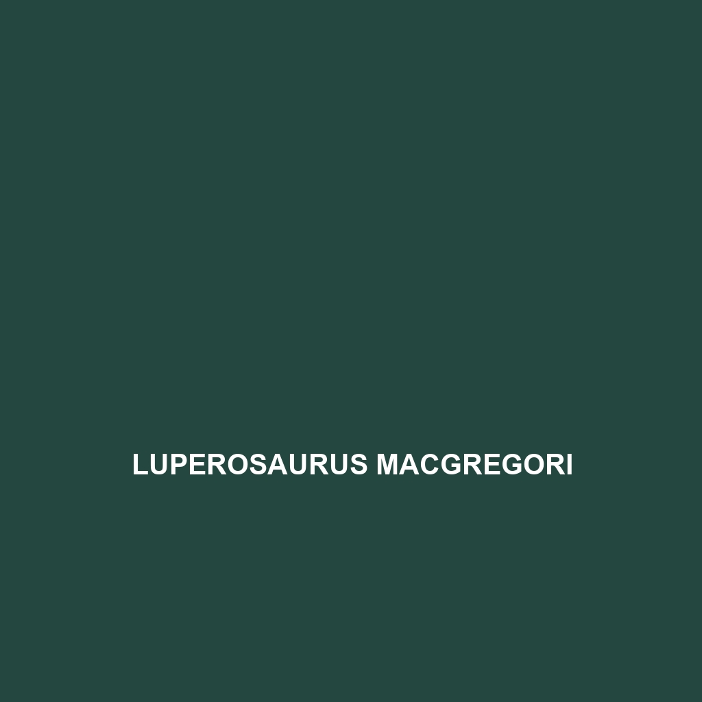 Luperosaurus macgregori