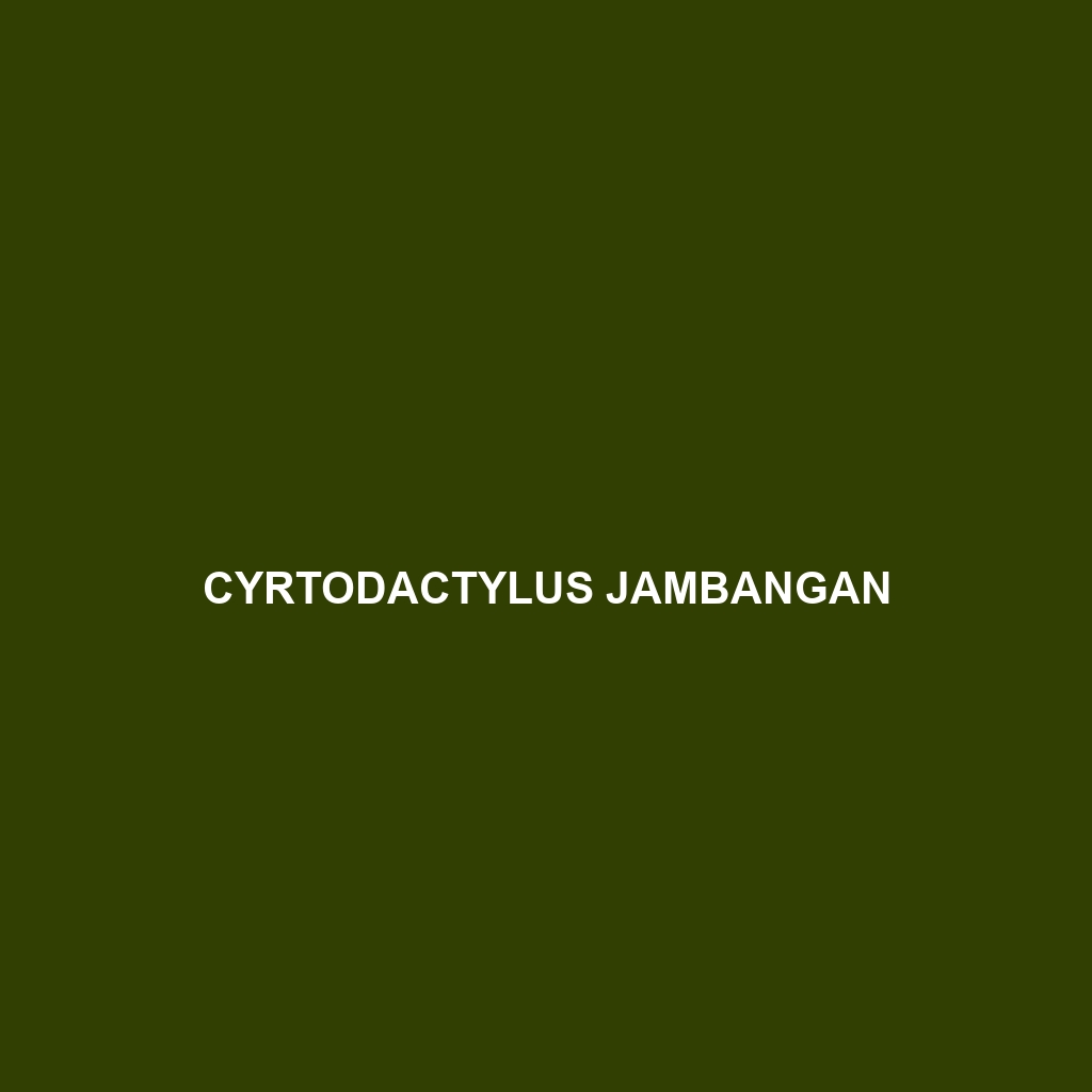 Cyrtodactylus jambangan