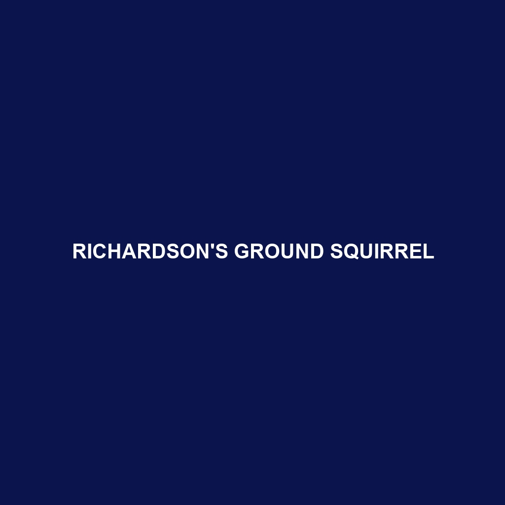 Richardson's Ground Squirrel