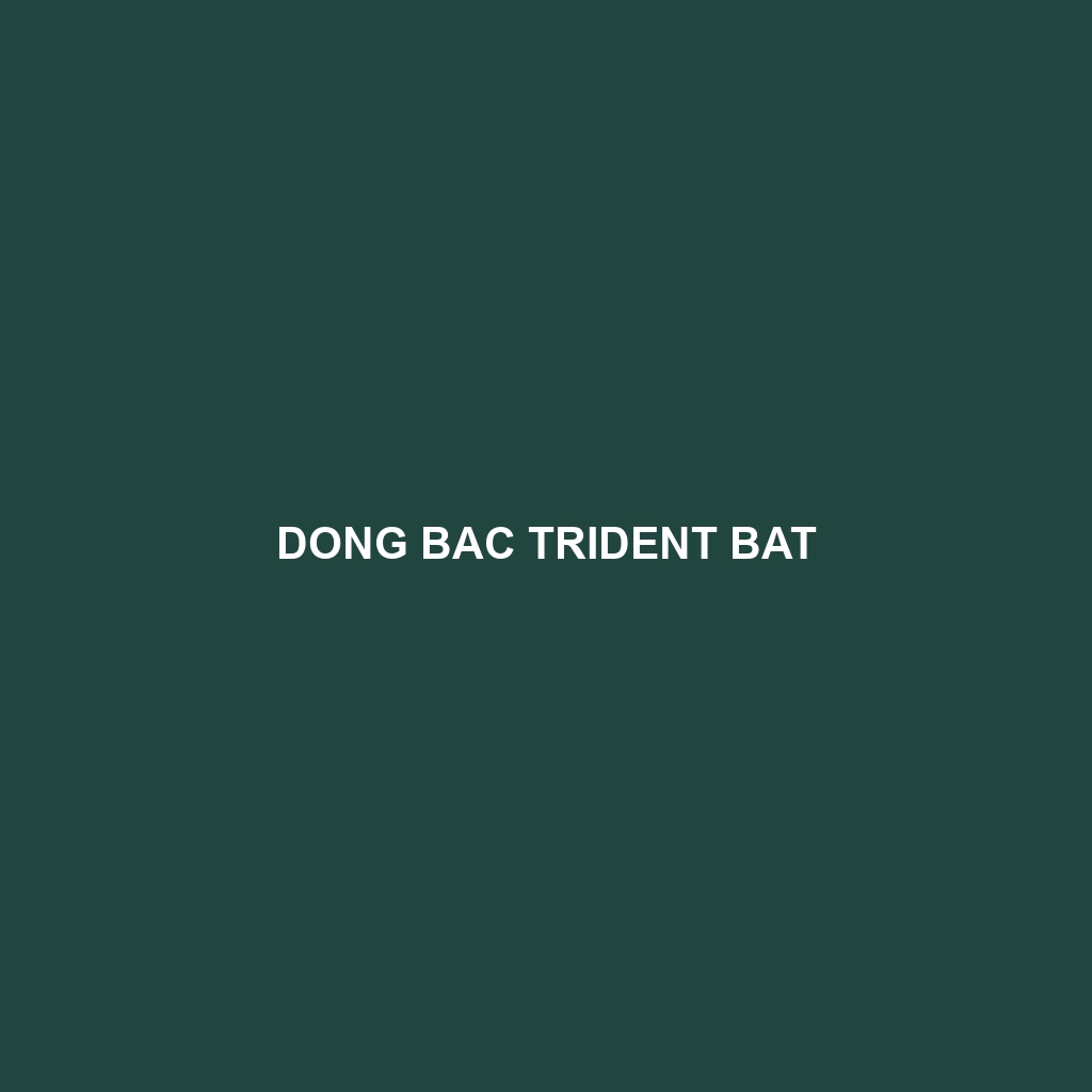 Dong Bac Trident Bat