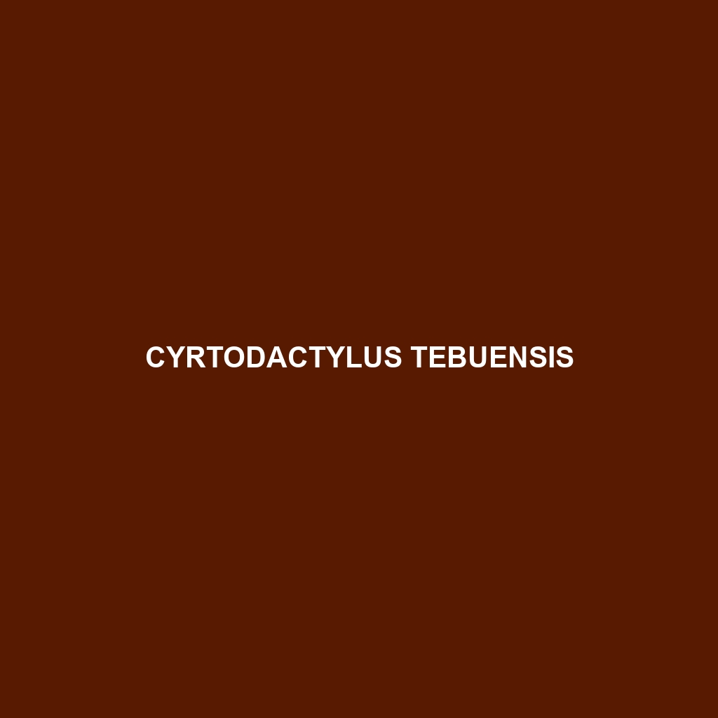 Cyrtodactylus tebuensis