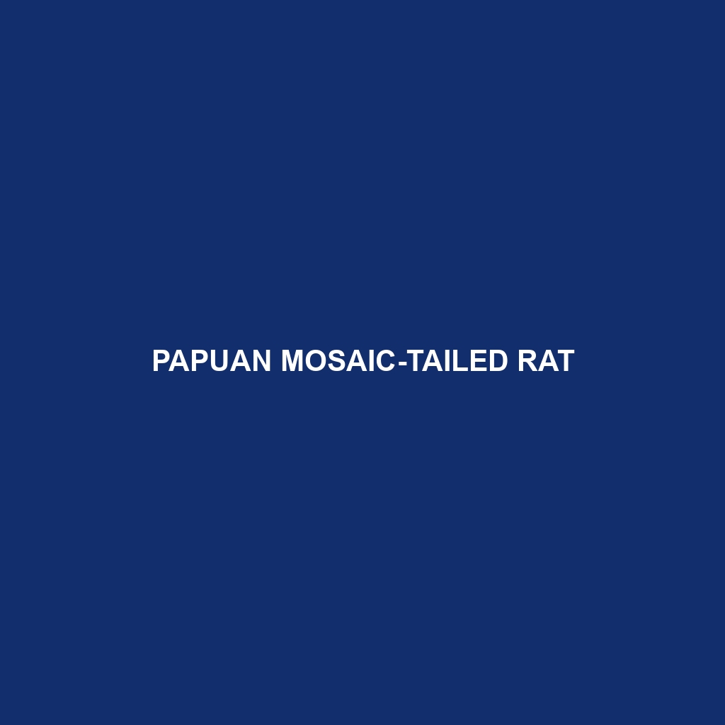 Papuan Mosaic-tailed Rat