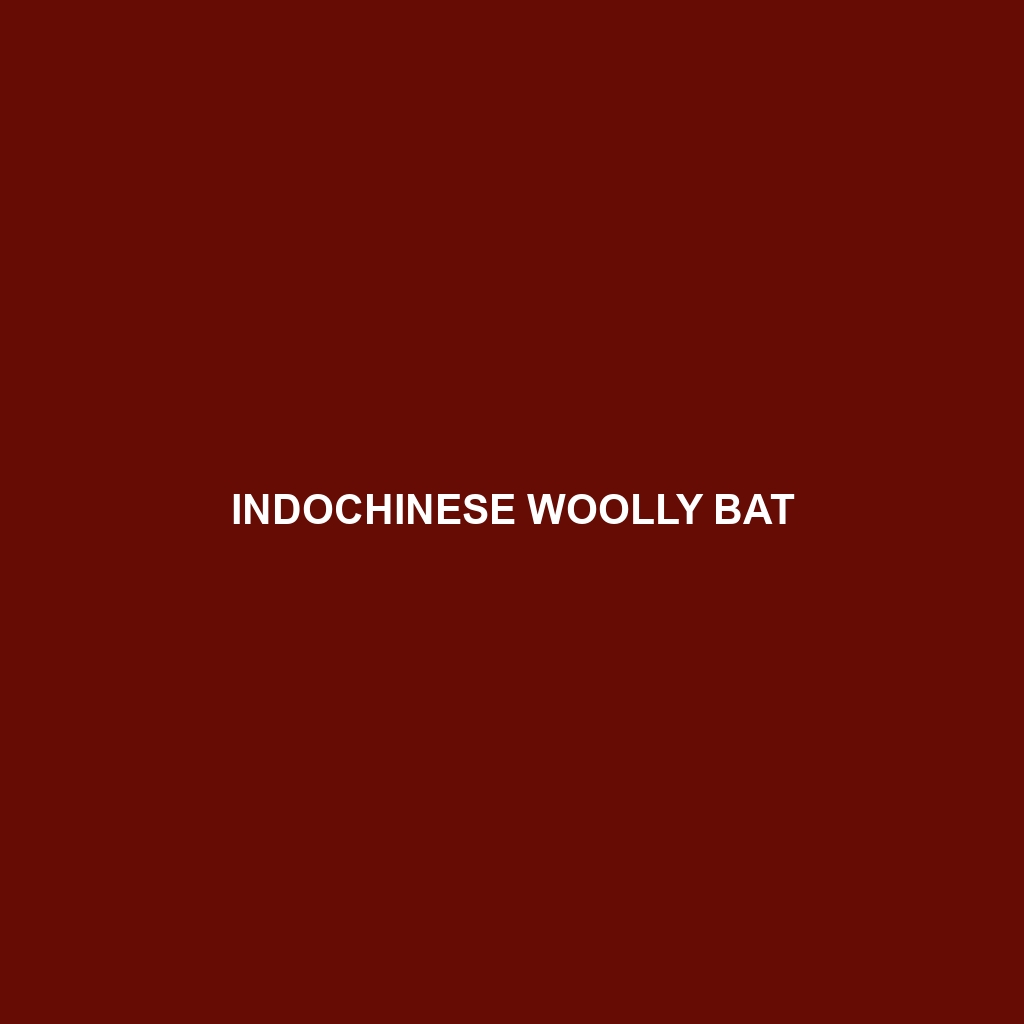 Indochinese Woolly Bat