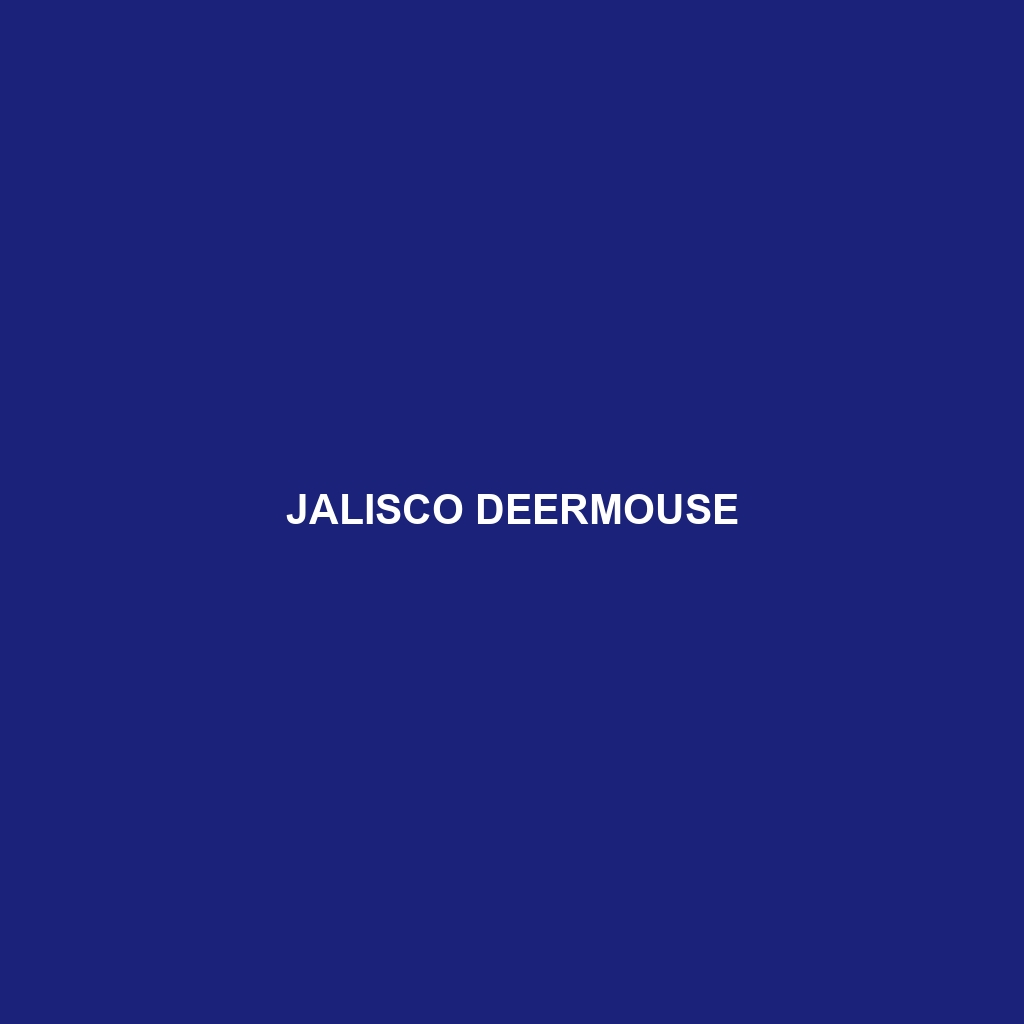 Jalisco Deermouse