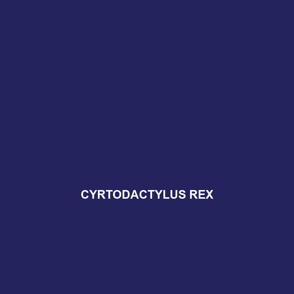 Cyrtodactylus rex