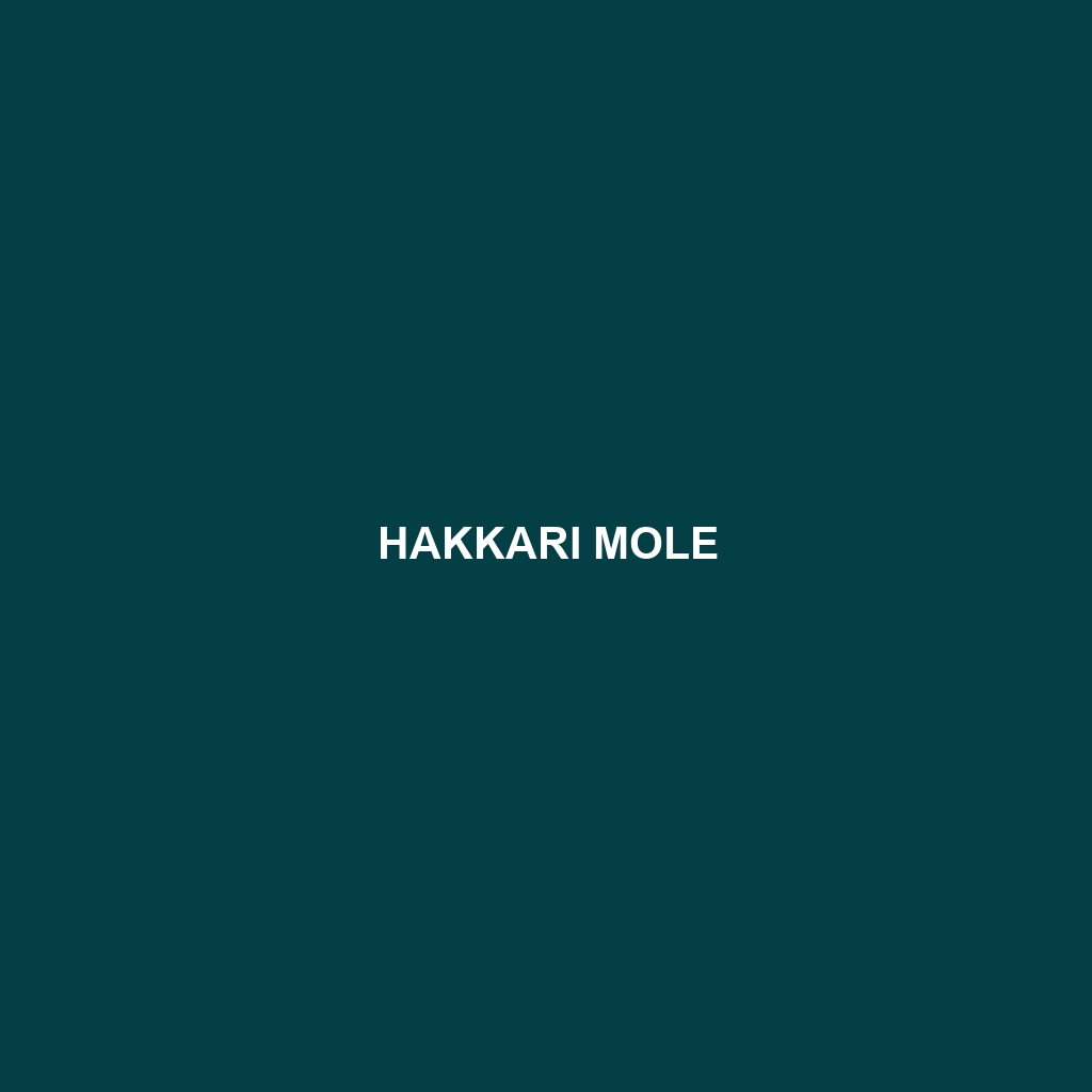 Hakkari Mole