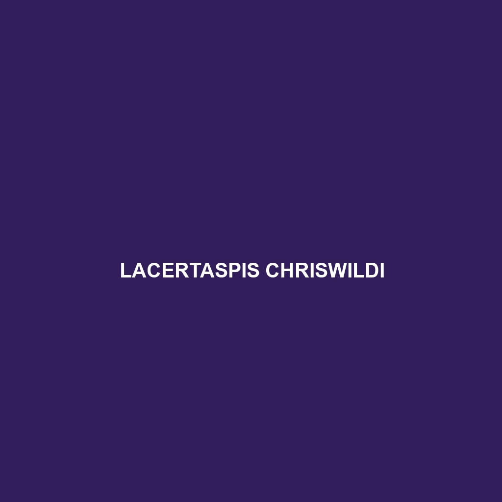 Lacertaspis chriswildi