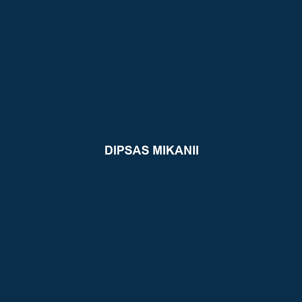 Dipsas mikanii