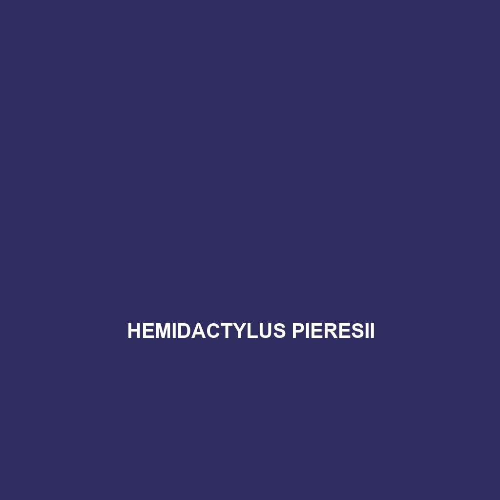 Hemidactylus pieresii