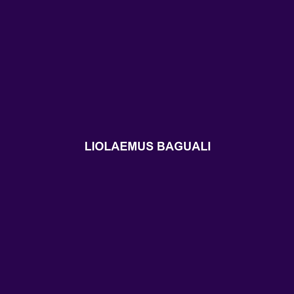 Liolaemus baguali