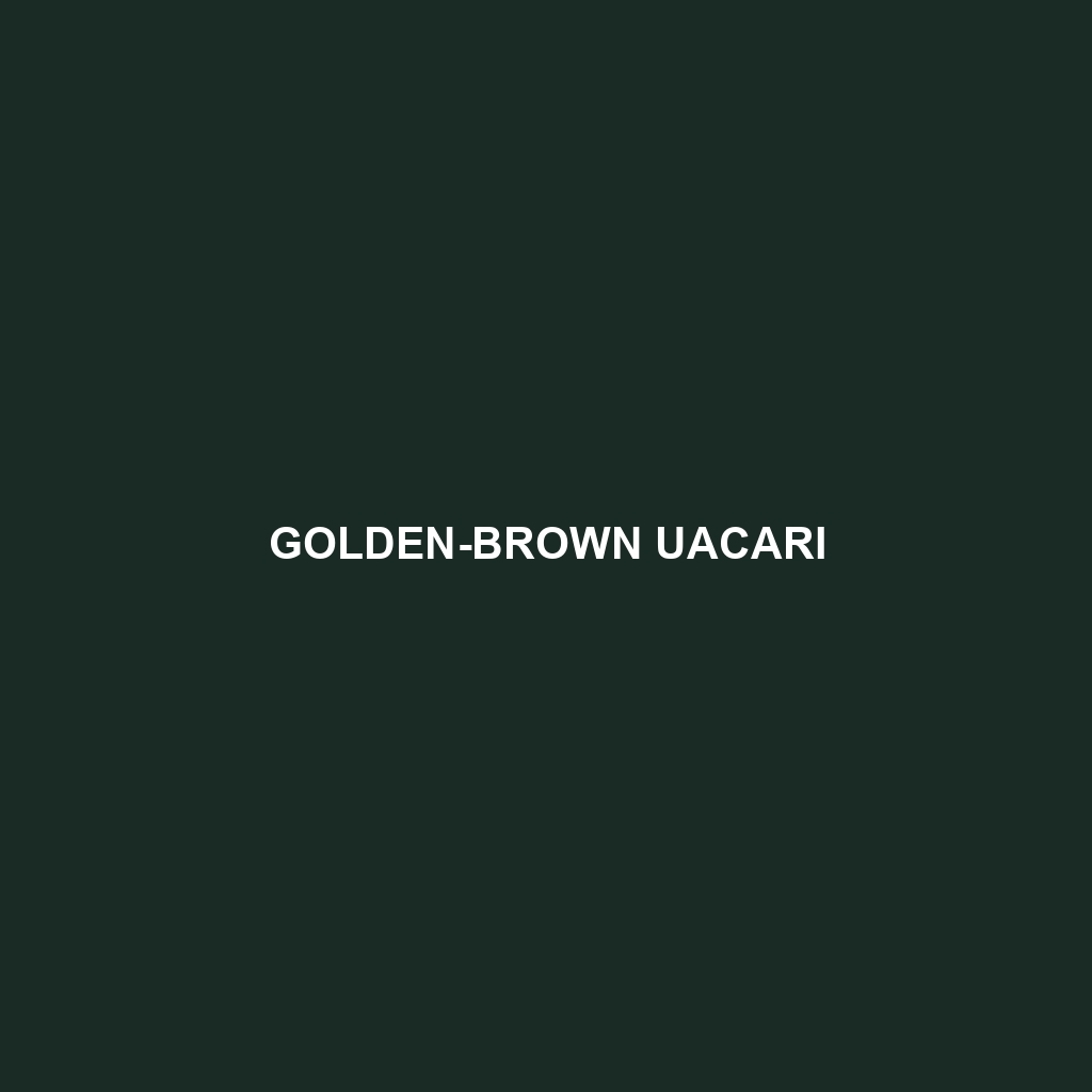 Golden-brown Uacari