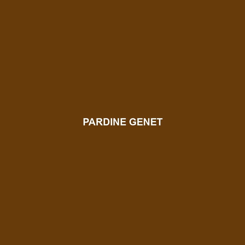 Pardine Genet