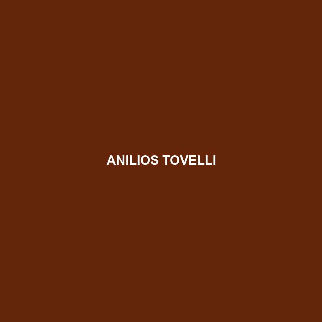 Anilios tovelli