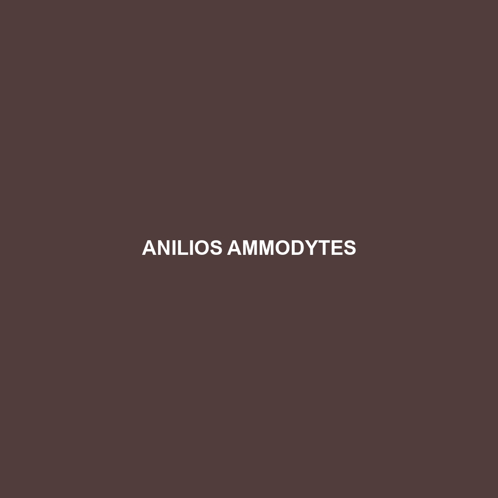 Anilios ammodytes