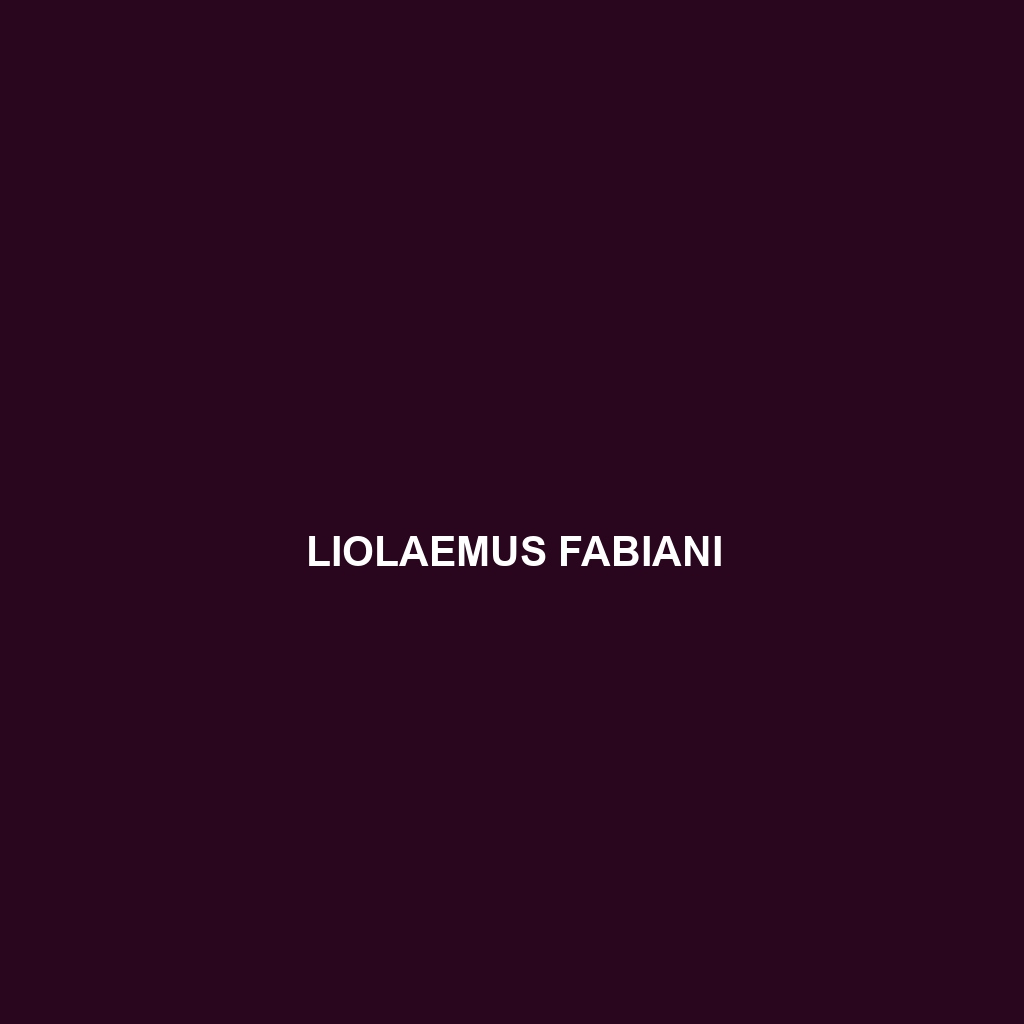 Liolaemus fabiani