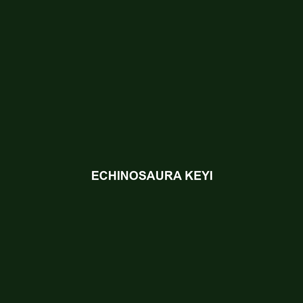 Echinosaura keyi