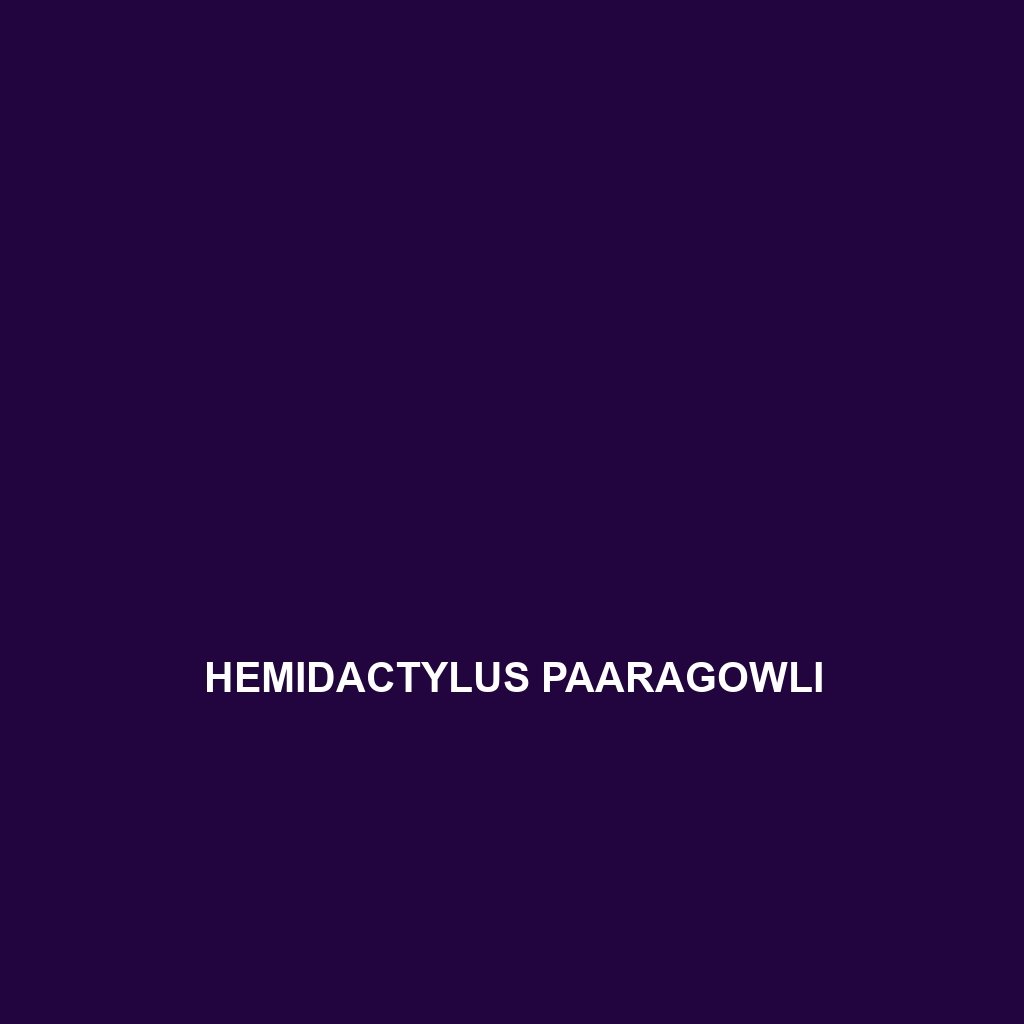 Hemidactylus paaragowli