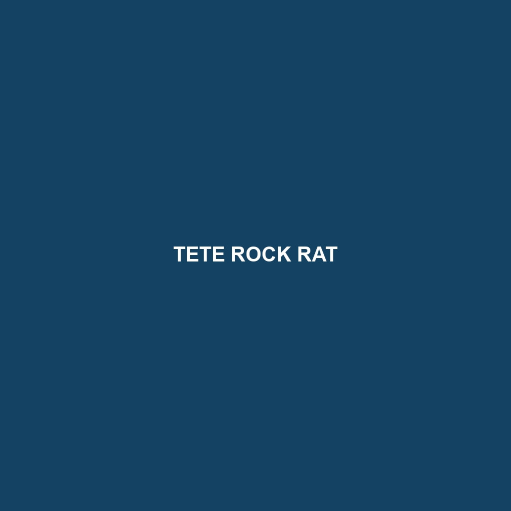 Tete Rock Rat