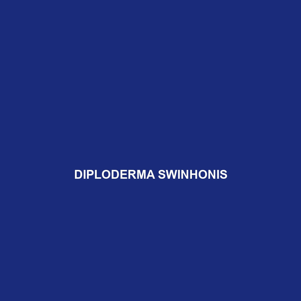 Diploderma swild