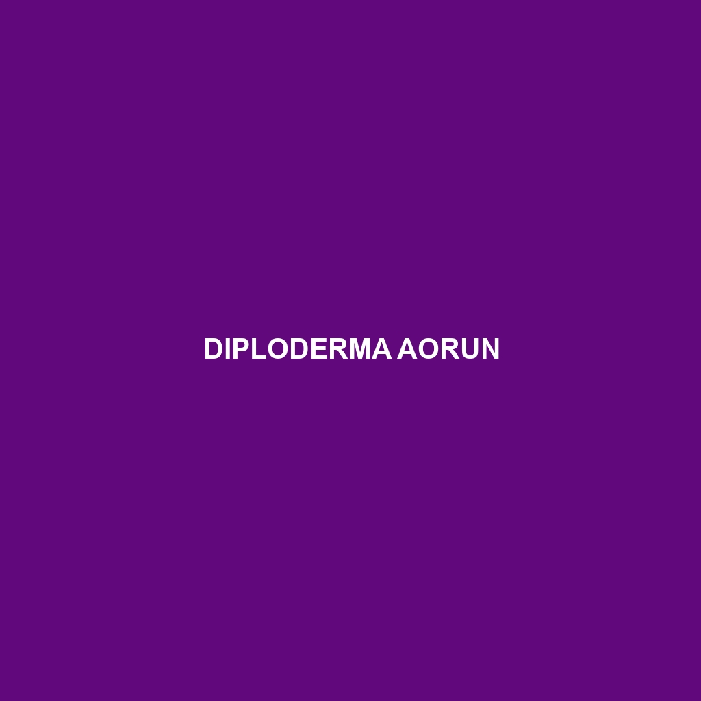 Diploderma aorun