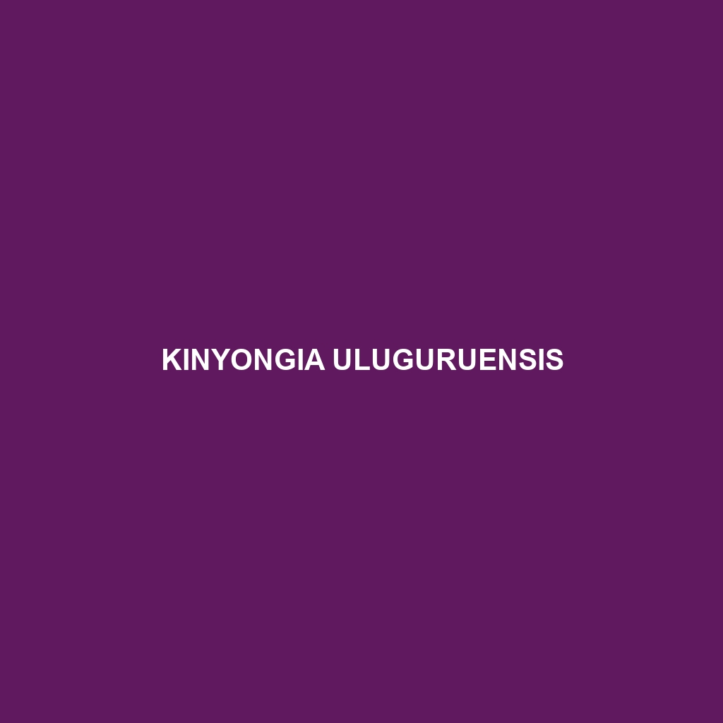 Kinyongia uluguruensis