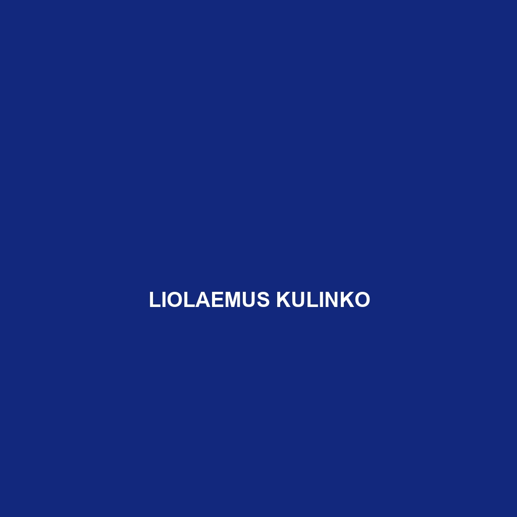 Liolaemus kulinko