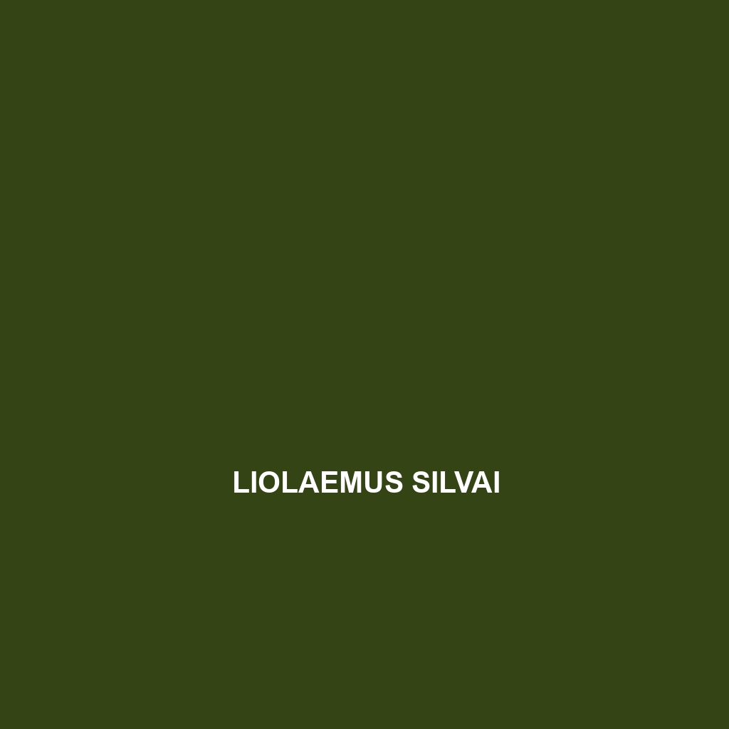 Liolaemus silvai