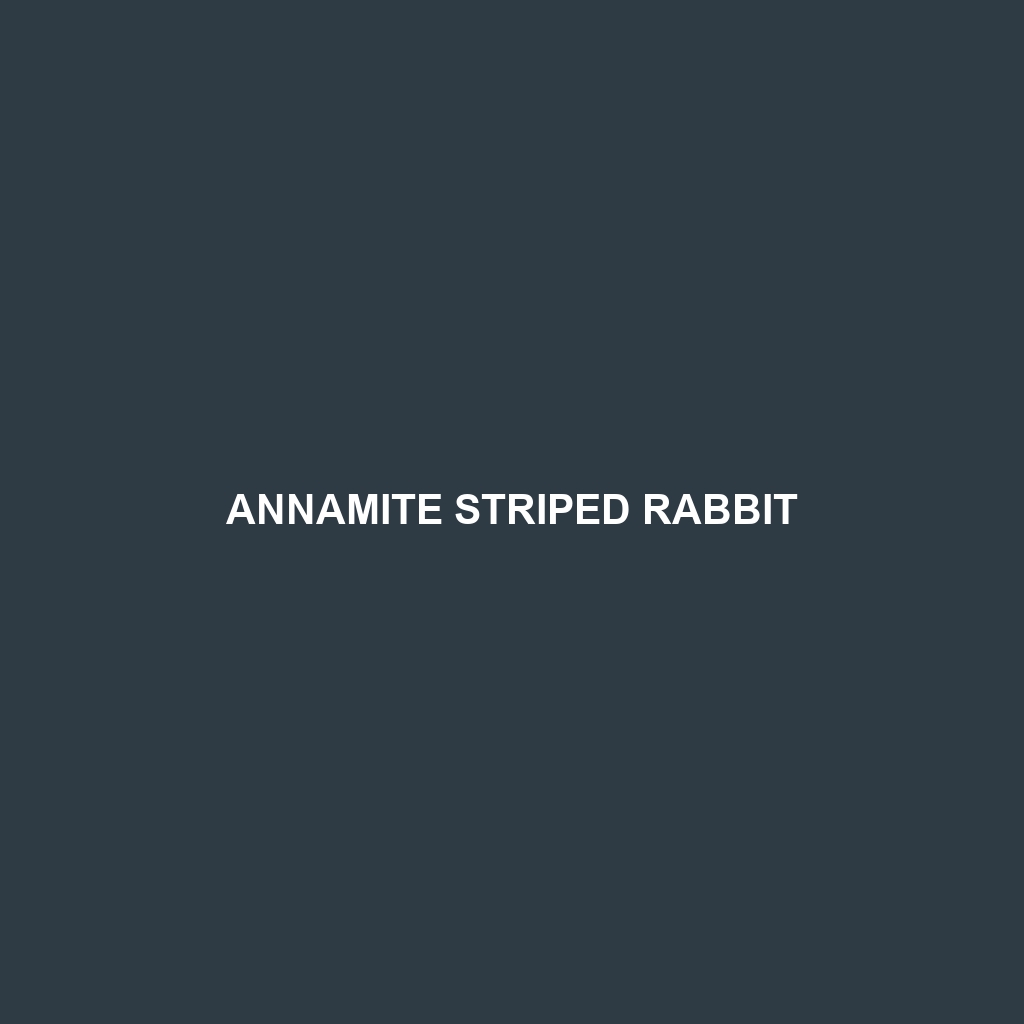 Annamite Striped Rabbit