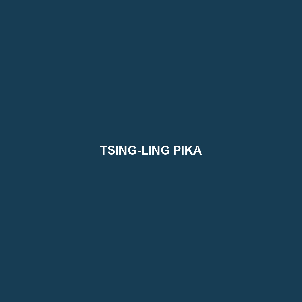 Tsing-ling Pika