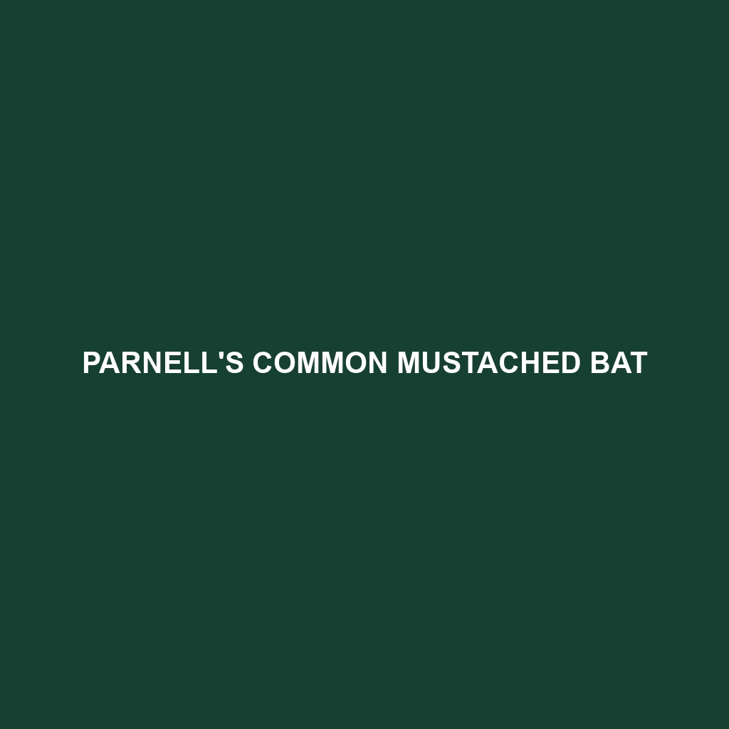 Parnell's Common Mustached Bat