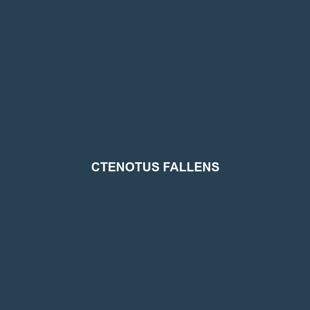 Ctenotus fallens