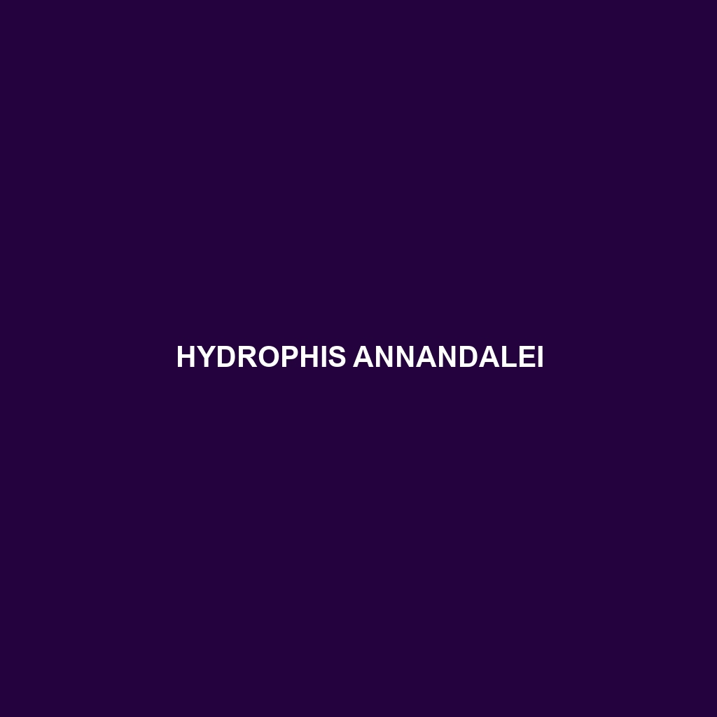 Hydrophis annandalei