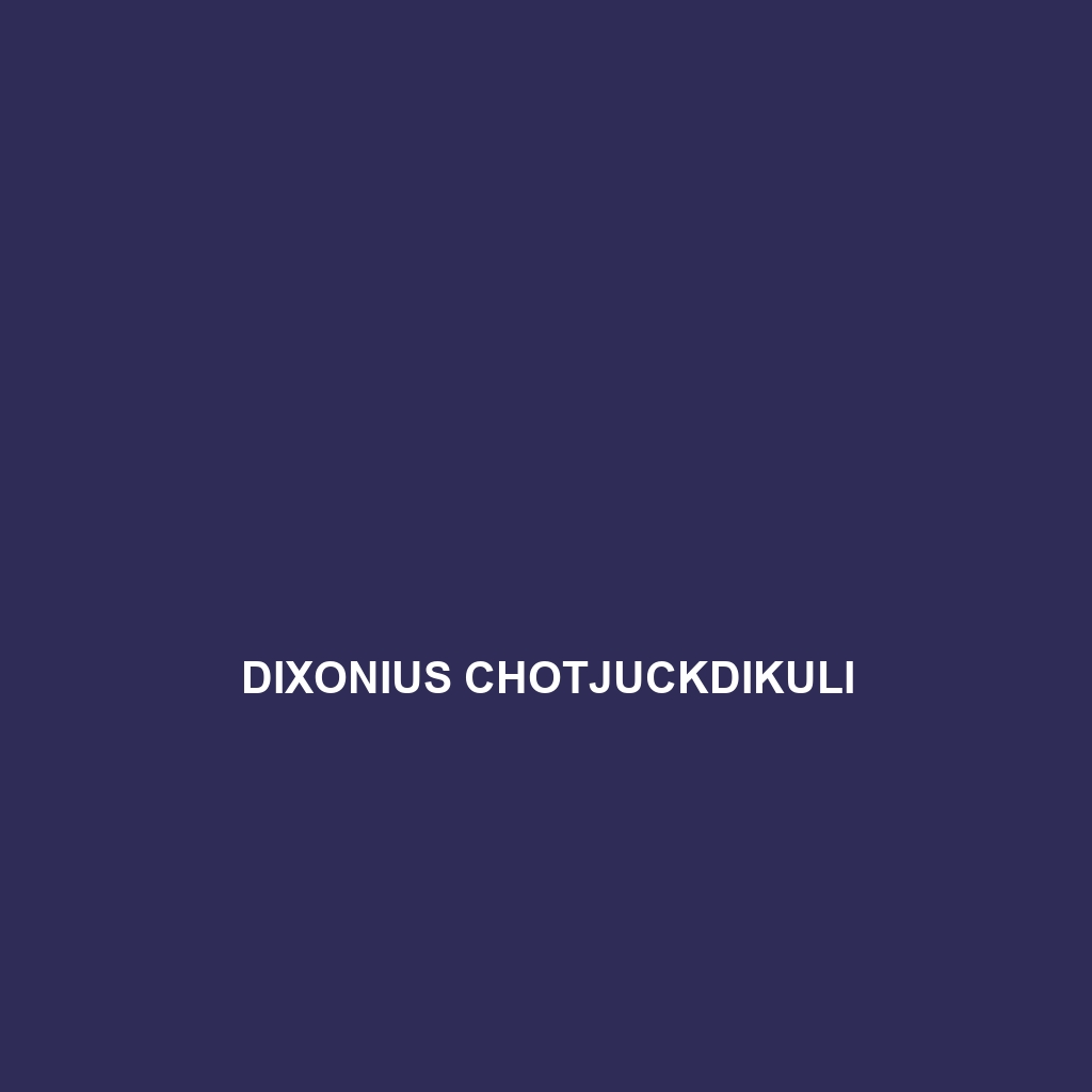 Dixonius chotjuckdikuli