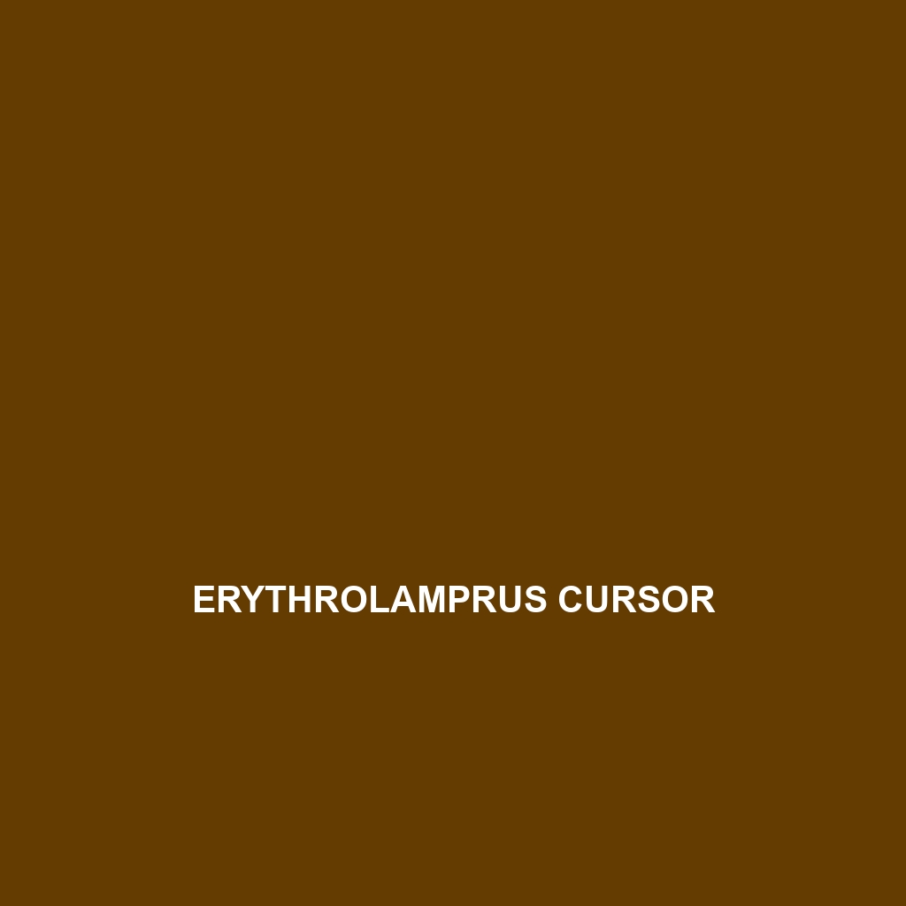 Erythrolamprus cursor