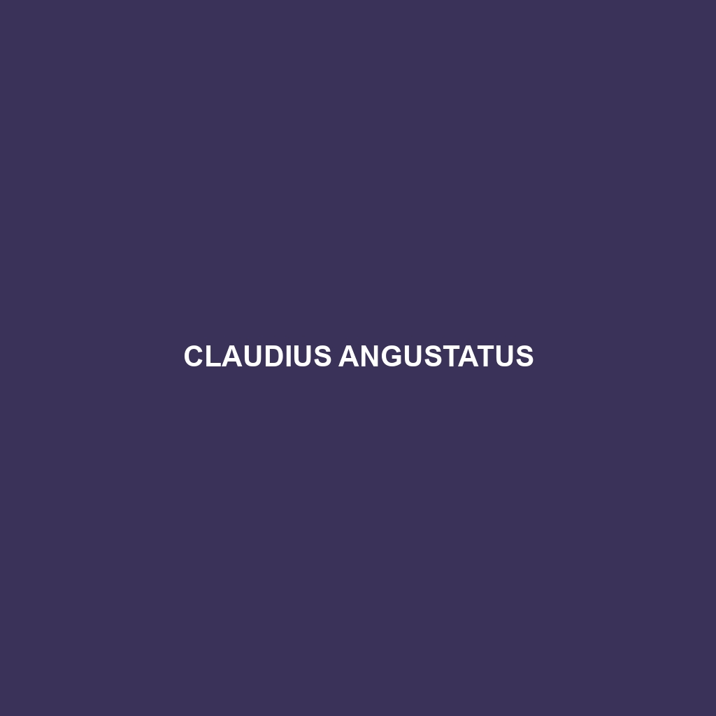 Claudius angustatus