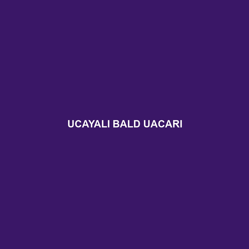 Ucayali Bald Uacari