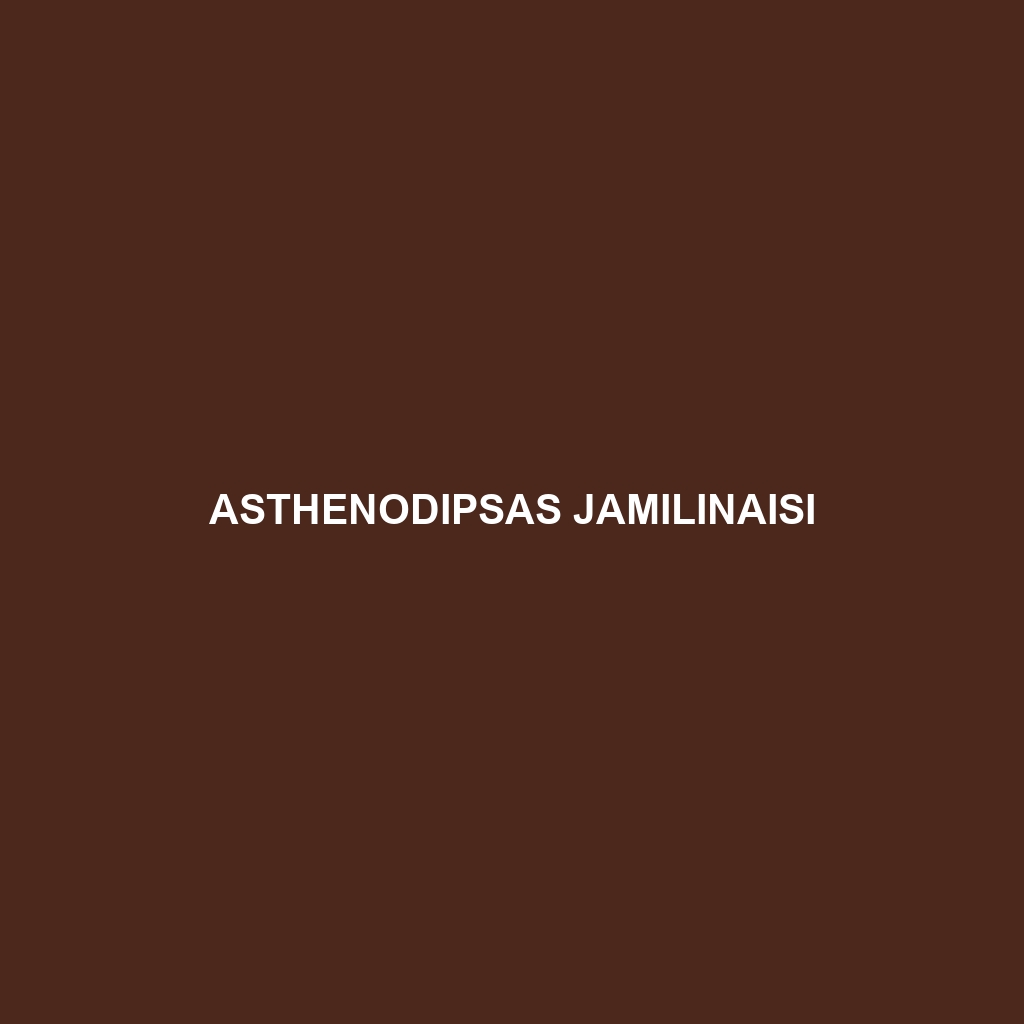 Asthenodipsas jamilinaisi