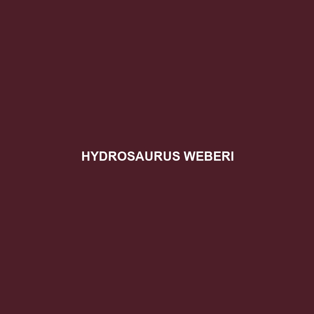 Hydrosaurus weberi