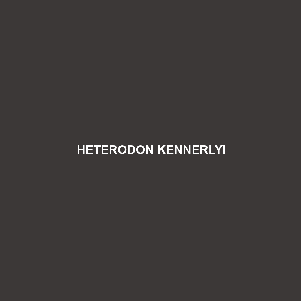 Heterodon kennerlyi