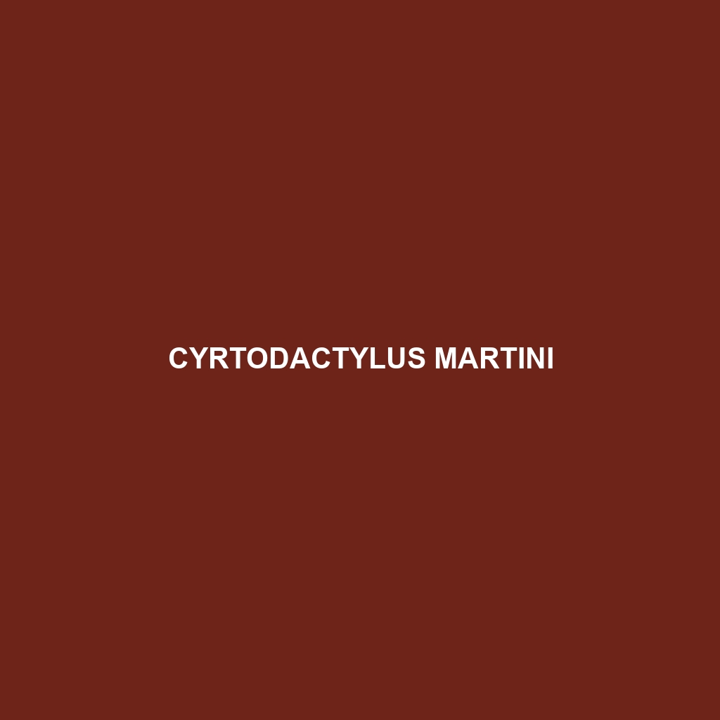 Cyrtodactylus martini