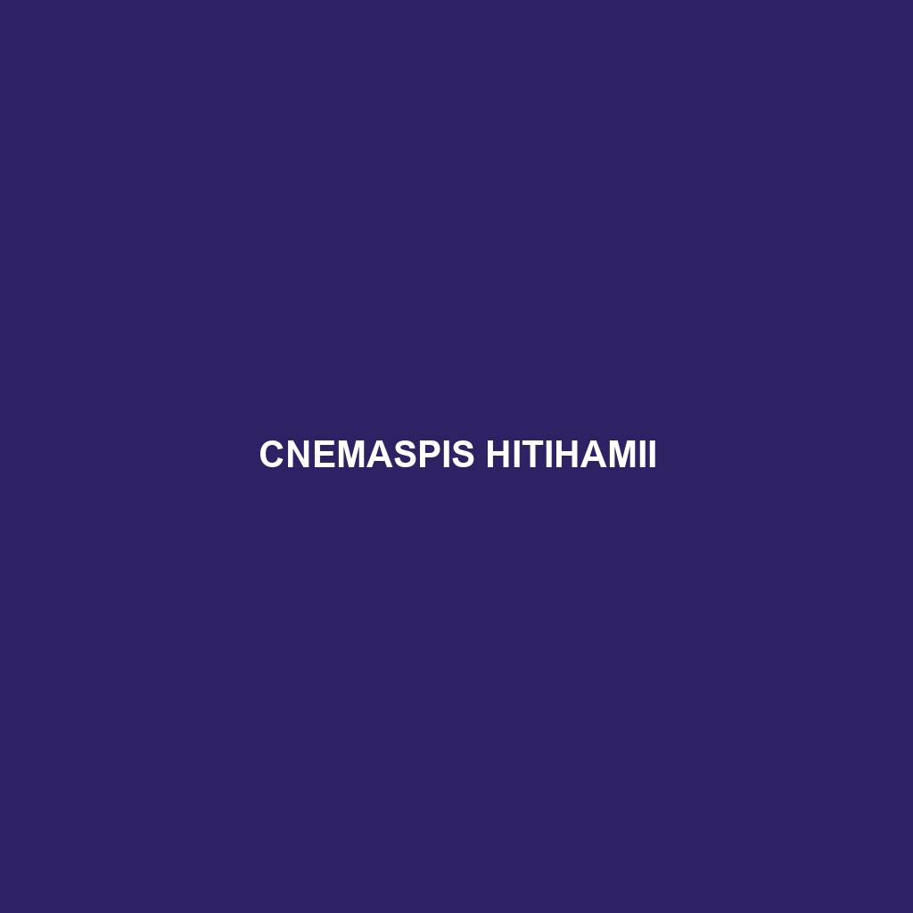 Cnemaspis hitihamii