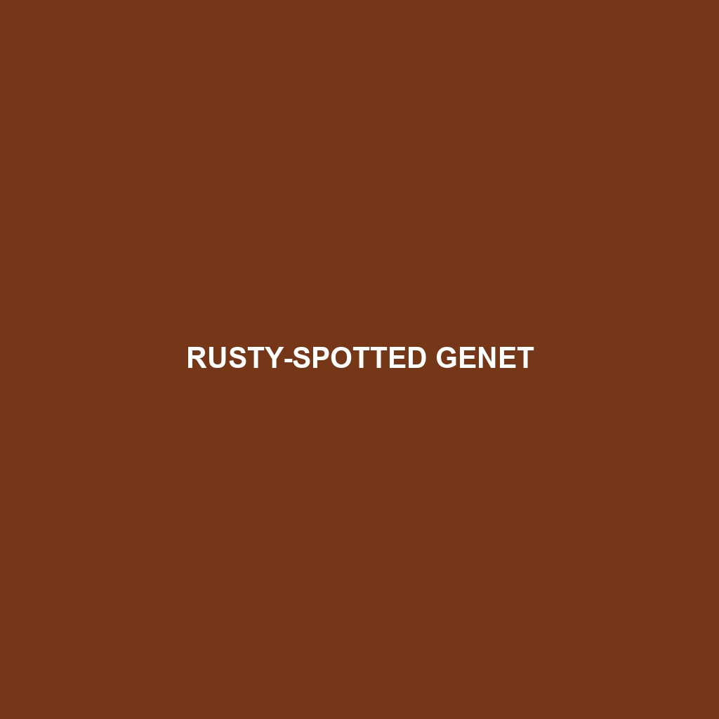 Rusty-spotted Genet